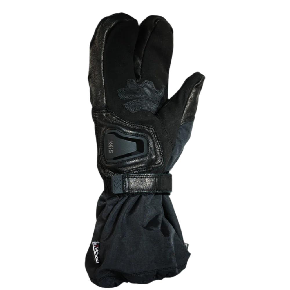 Keis Extreme G301 Premium Heated 3-Finger Textile Gloves