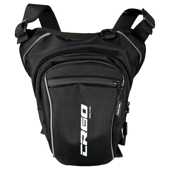 CRGO By Richa Fitted Hipbag Black, front view on white