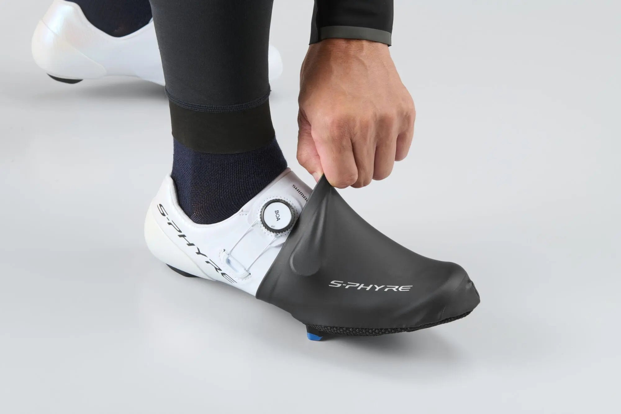 Shimano S-Phyre Toe Cover Black - FREE UK Shipping, FREE 365 Day Returns | Moto Central