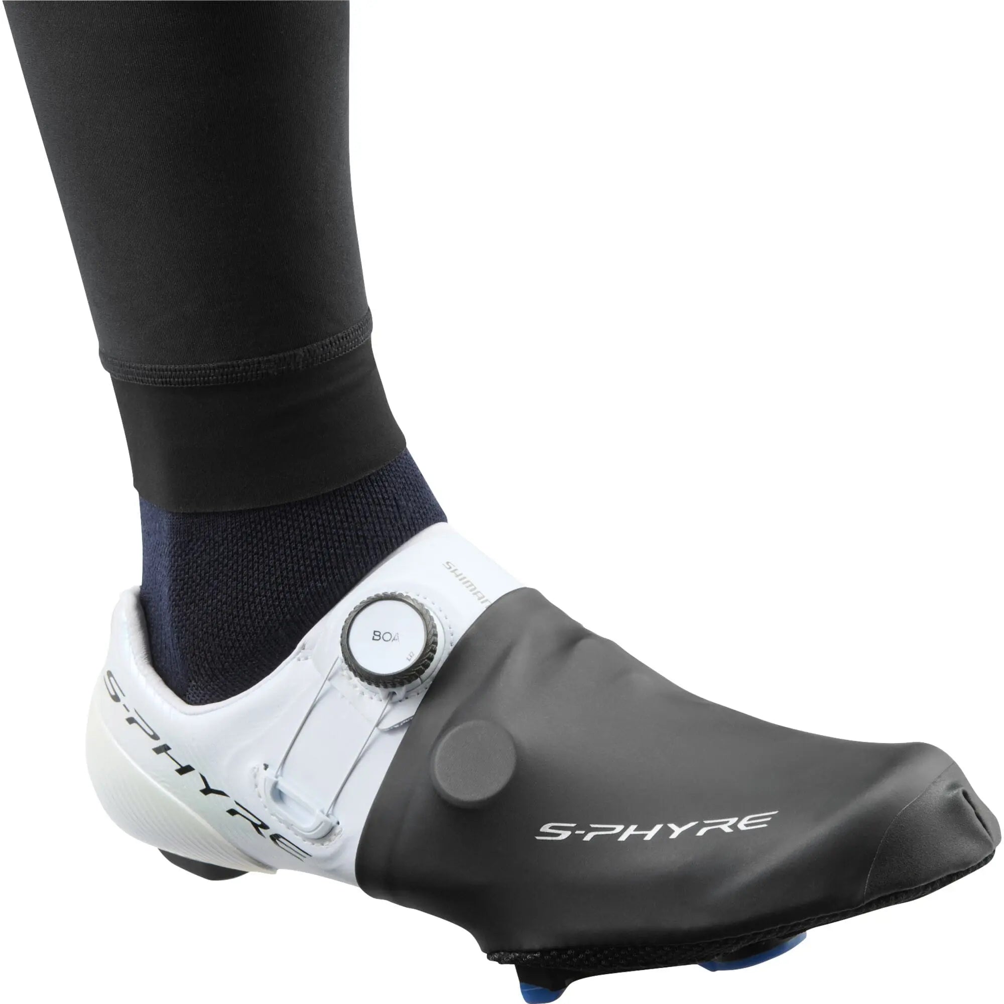 Shimano S-Phyre Toe Cover Black - FREE UK Shipping, FREE 365 Day Returns | Moto Central