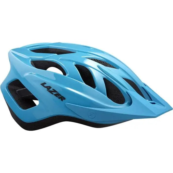 Lazer J1 Youth Cycle Helmet Cyan - FREE UK Shipping, FREE 365 Day Returns | Moto Central