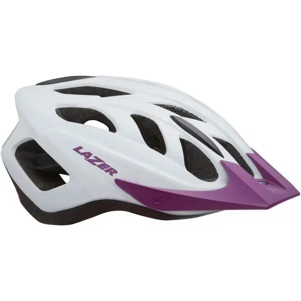 Lazer J1 Youth Cycle Helmet White / Pink - FREE UK Shipping, FREE 365 Day Returns | Moto Central