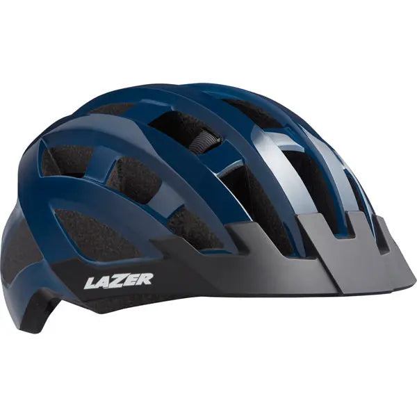 Lazer Compact Cycle Helmet Blue - FREE UK Shipping, FREE 365 Day Returns | Moto Central