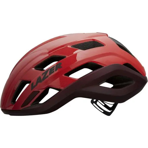 Lazer Strada KinetiCore Cycle Helmet Red - FREE UK Shipping, FREE 365 Day Returns | Moto Central