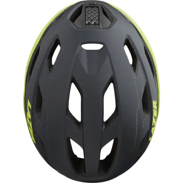 Lazer Strada KinetiCore Cycle Helmet Flash Yellow - FREE UK Shipping, FREE 365 Day Returns | Moto Central