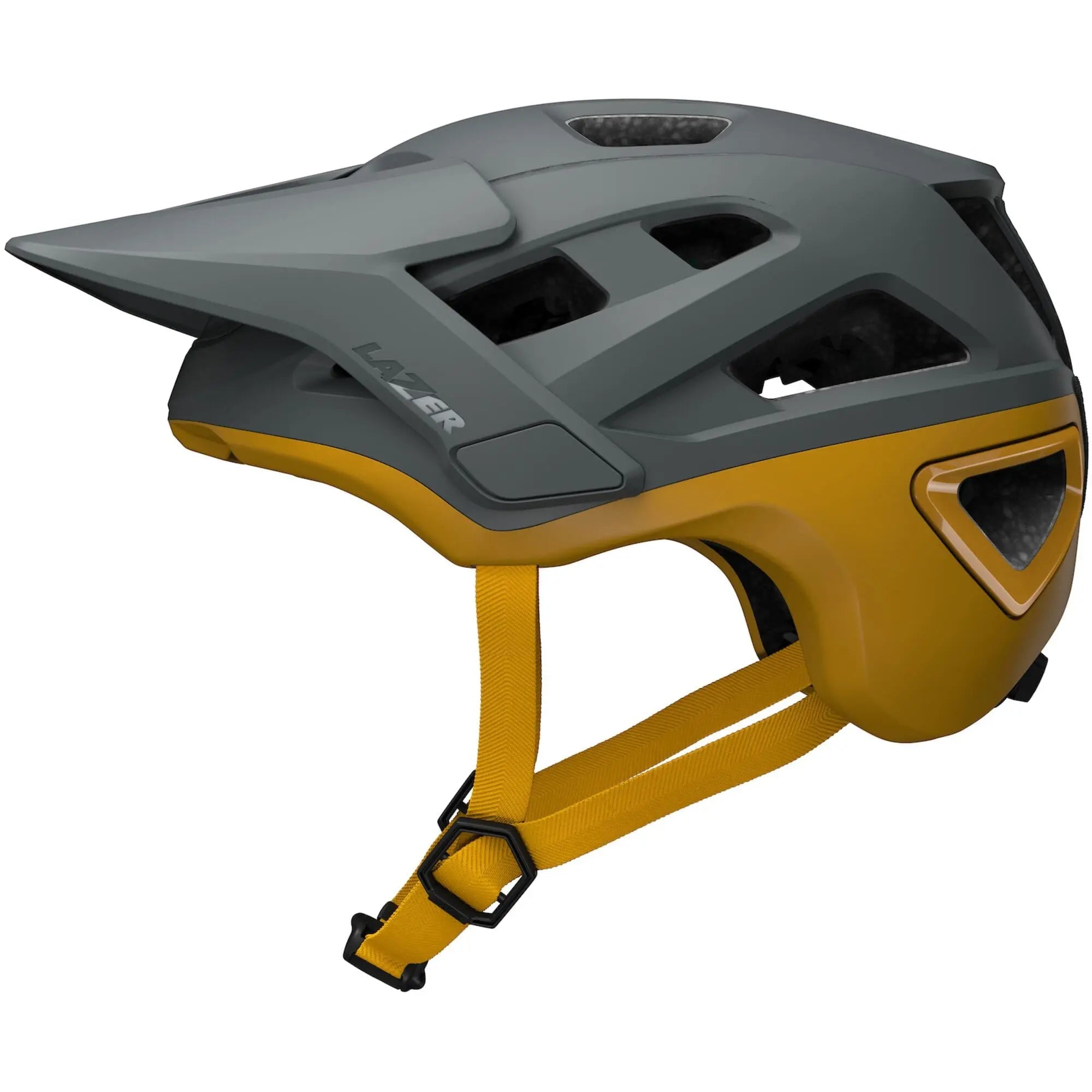 Lazer Jackal KinetiCore Cycle Helmet Matt Grey Autumn - FREE UK Shipping, FREE 365 Day Returns | Moto Central