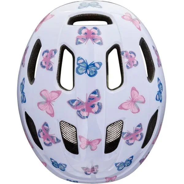Lazer NutZ 2.0 KinetiCore Youth Cycle Helmet Butterfly - FREE UK Shipping, FREE 365 Day Returns | Moto Central