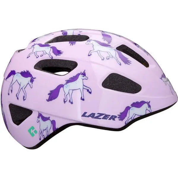 Lazer NutZ 2.0 KinetiCore Youth Cycle Helmet Unicorn - FREE UK Shipping, FREE 365 Day Returns | Moto Central