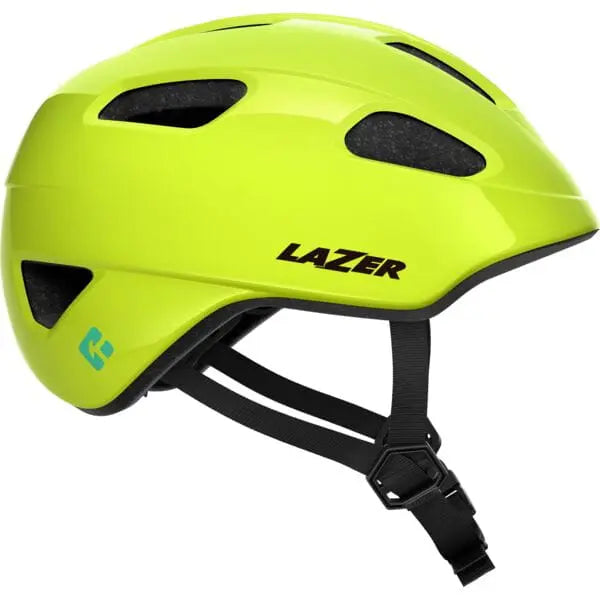Lazer NutZ 2.0 KinetiCore Youth Cycle Helmet Flash Yellow - FREE UK Shipping, FREE 365 Day Returns | Moto Central