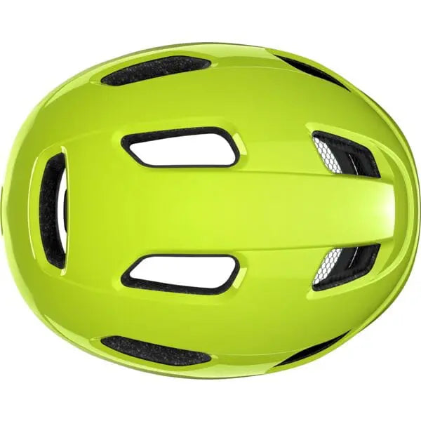 Lazer NutZ 2.0 KinetiCore Youth Cycle Helmet Flash Yellow - FREE UK Shipping, FREE 365 Day Returns | Moto Central