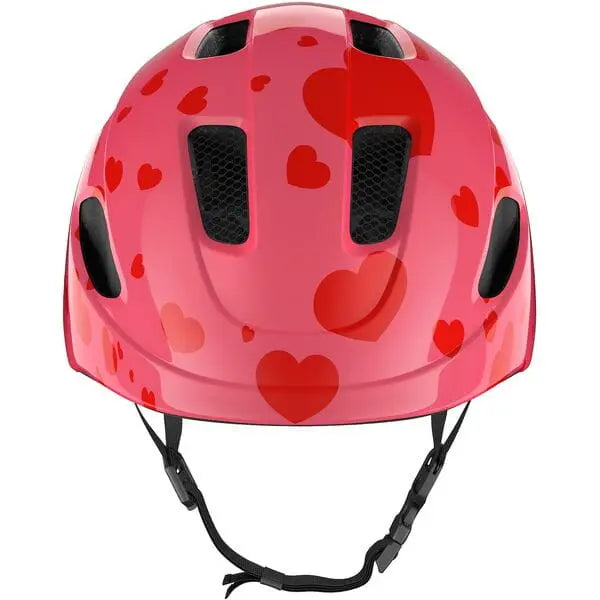 Lazer NutZ 2.0 KinetiCore Youth Cycle Helmet Little Hearts - FREE UK Shipping, FREE 365 Day Returns | Moto Central