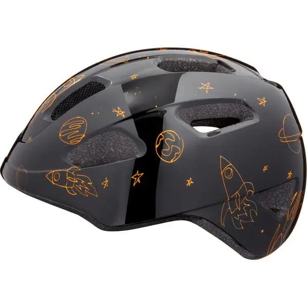 Lazer PNut 2.0 KinetiCore Kids Cycle Helmet Flying Rocket - FREE UK Shipping, FREE 365 Day Returns | Moto Central