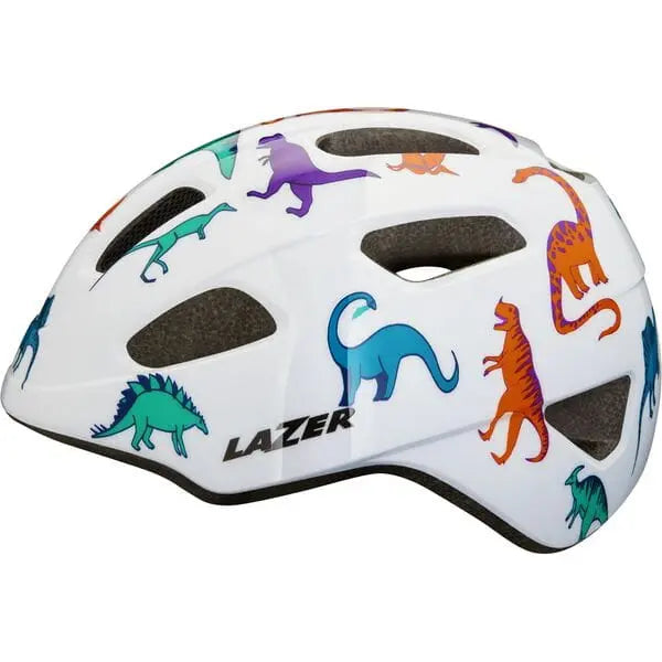 Lazer PNut 2.0 KinetiCore Kids Cycle Helmet Dinosaurs - FREE UK Shipping, FREE 365 Day Returns | Moto Central