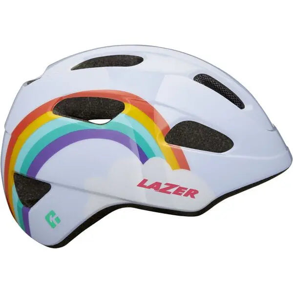 Lazer PNut 2.0 KinetiCore Kids Cycle Helmet Rainbow - FREE UK Shipping, FREE 365 Day Returns | Moto Central