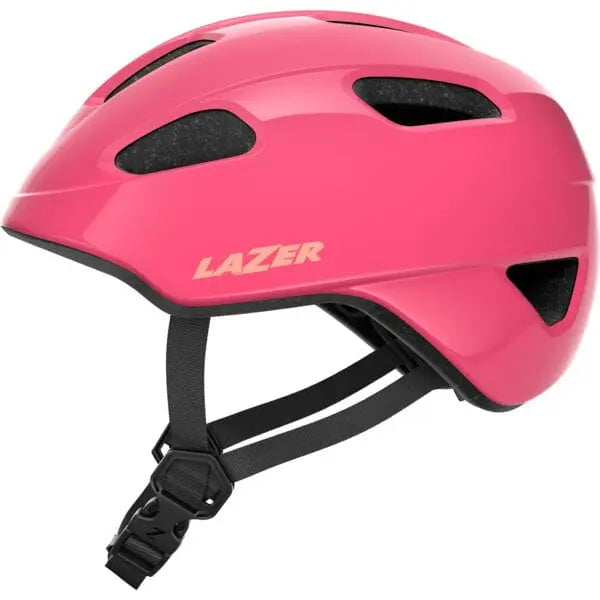 Lazer PNut 2.0 KinetiCore Kids Cycle Helmet Fuscia - FREE UK Shipping, FREE 365 Day Returns | Moto Central