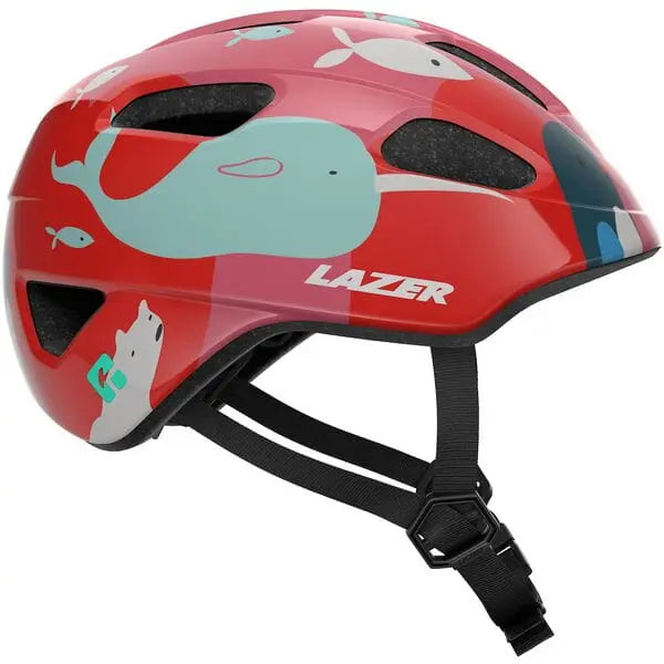 Lazer PNut 2.0 KinetiCore Kids Cycle Helmet Ocean Life - FREE UK Shipping, FREE 365 Day Returns | Moto Central