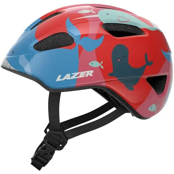 Lazer PNut 2.0 KinetiCore Kids Cycle Helmet Ocean Life - FREE UK Shipping, FREE 365 Day Returns | Moto Central