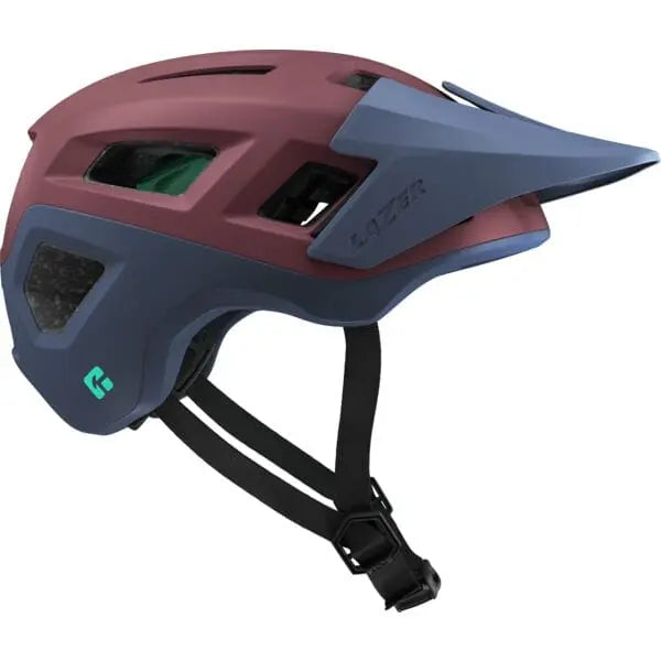 Lazer Coyote KinetiCore Cycle Helmet Matt Cosmic Berry Blue - FREE UK Shipping, FREE 365 Day Returns | Moto Central