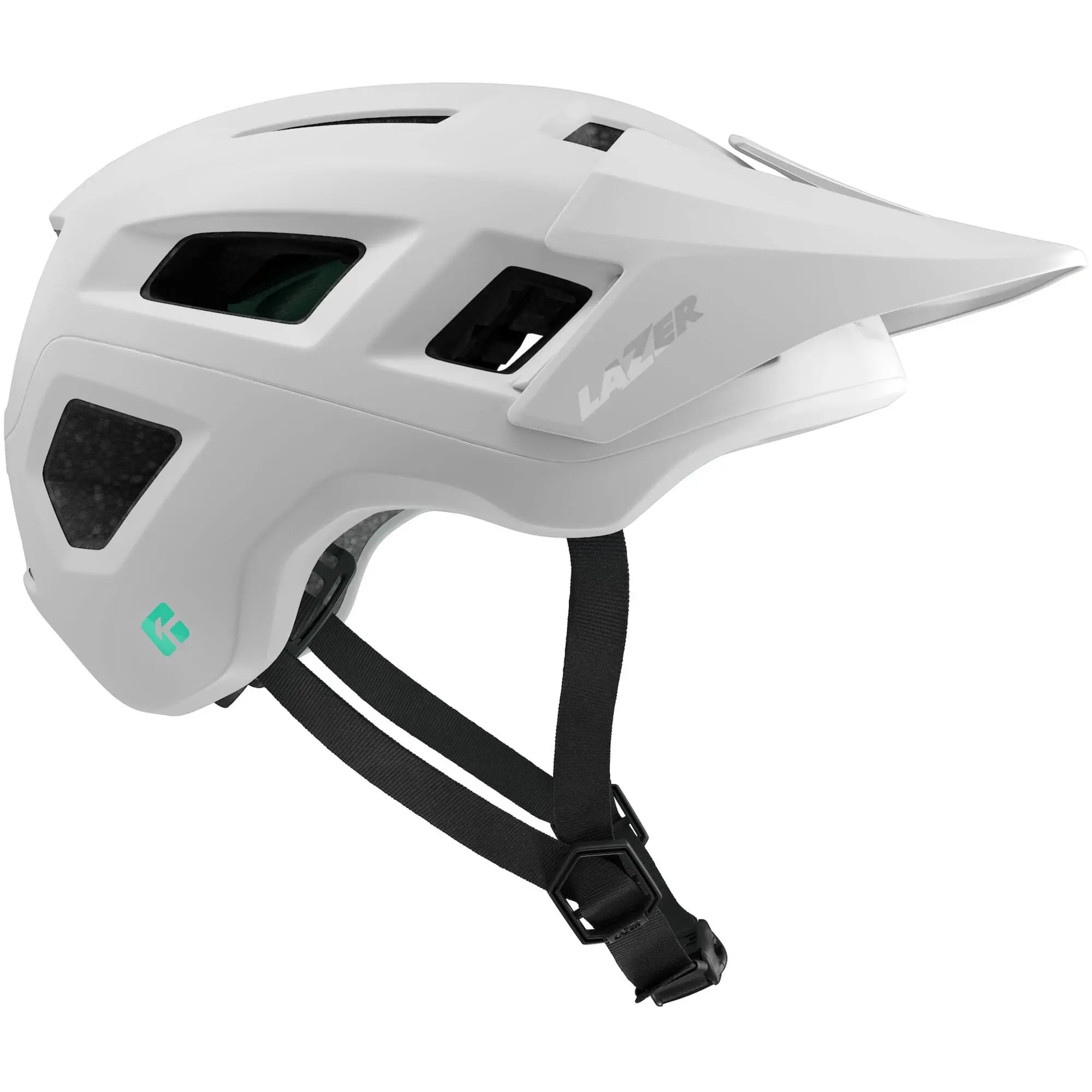 Lazer Coyote KinetiCore Cycle Helmet Matt Full White - FREE UK Shipping, FREE 365 Day Returns | Moto Central