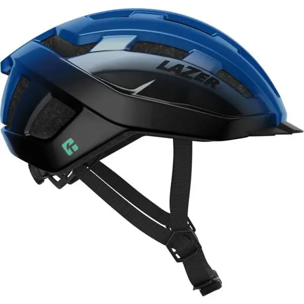 Lazer Codax KinetiCore Cycle Helmet Blue / Black - FREE UK Shipping, FREE 365 Day Returns | Moto Central