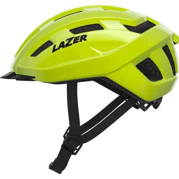 Lazer Codax KinetiCore Cycle Helmet Flash Yellow - FREE UK Shipping, FREE 365 Day Returns | Moto Central
