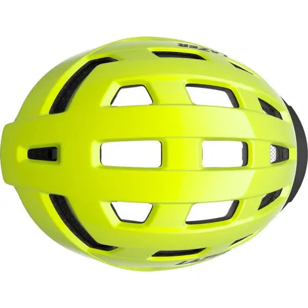 Lazer Codax KinetiCore Cycle Helmet Flash Yellow - FREE UK Shipping, FREE 365 Day Returns | Moto Central