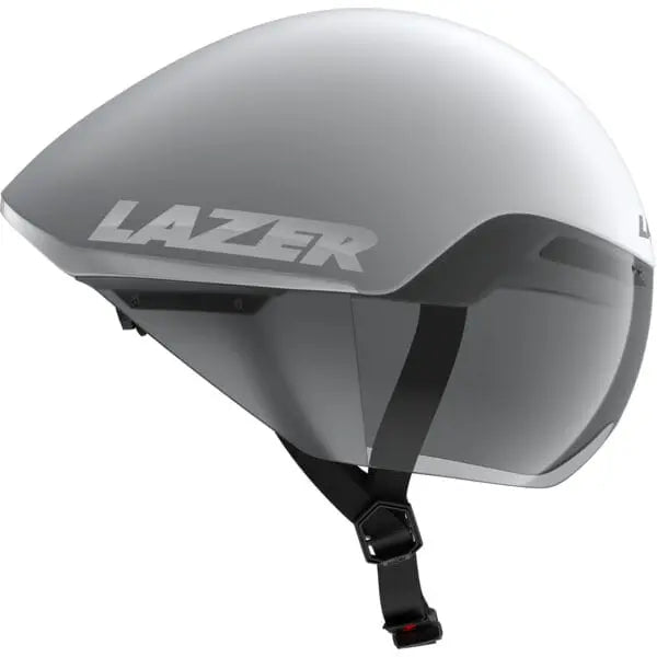 Lazer Victor KinetiCore Cycle Helmet Matt White / Silver - FREE UK Shipping, FREE 365 Day Returns | Moto Central