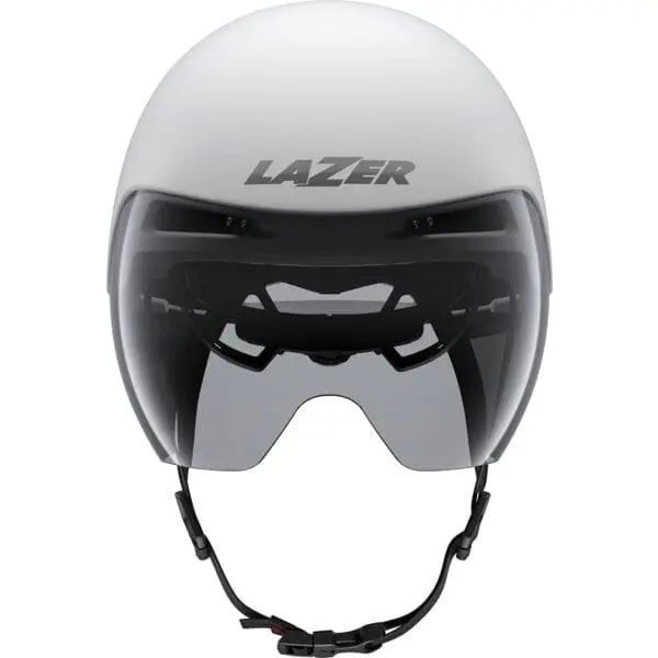 Lazer Victor KinetiCore Cycle Helmet Matt White / Silver - FREE UK Shipping, FREE 365 Day Returns | Moto Central