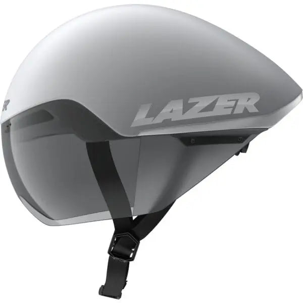 Lazer Victor KinetiCore Cycle Helmet Matt White / Silver - FREE UK Shipping, FREE 365 Day Returns | Moto Central