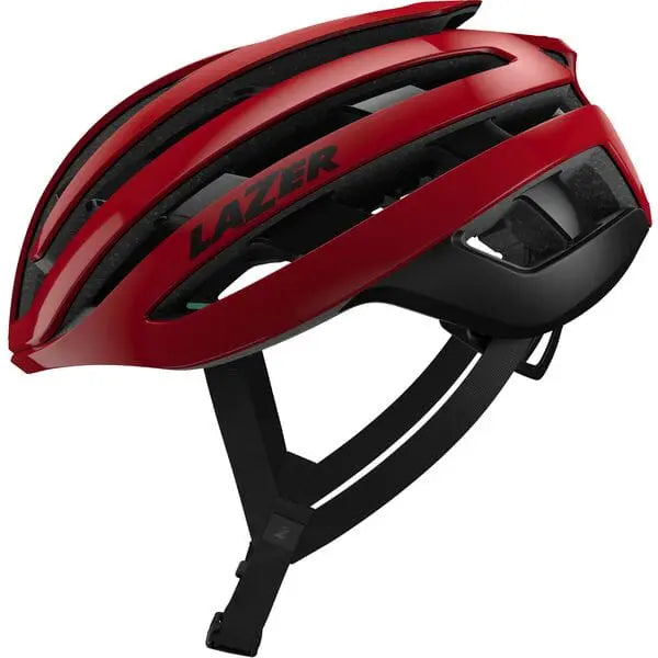 Lazer Z1 KinetiCore Cycle Helmet Metallic Red - FREE UK Shipping, FREE 365 Day Returns | Moto Central