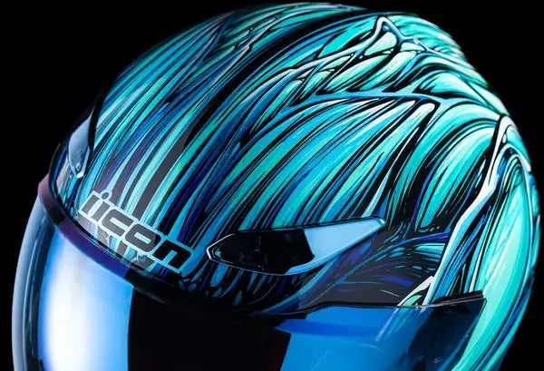 Icon Domain Nouveau Blue - FREE UK Shipping, FREE 365 Day Returns | Moto Central