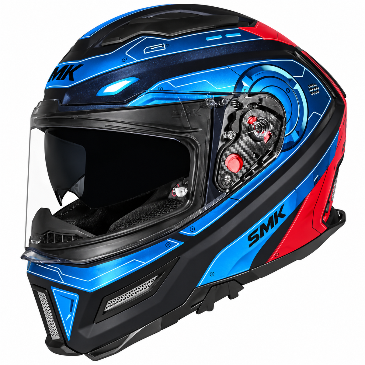 SMK Agnar Cyborg GL535 Black / Teal / Red