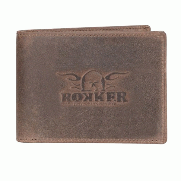 Rokker Traveller Wallet Brown FREE UK Delivery, FREE 365 Day Returns | Moto Central