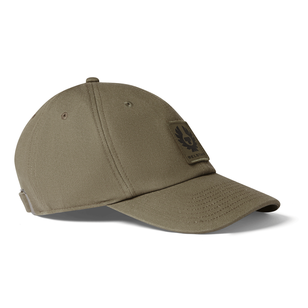 Belstaff Phoenix Logo Cap Khaki Green FREE UK Delivery, FREE 365 Day Returns | Moto Central
