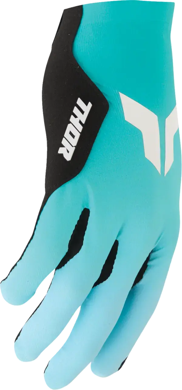Thor Sportmode Iconic Gloves Aqua / Blue - FREE UK Shipping, FREE 365 Day Returns | Moto Central