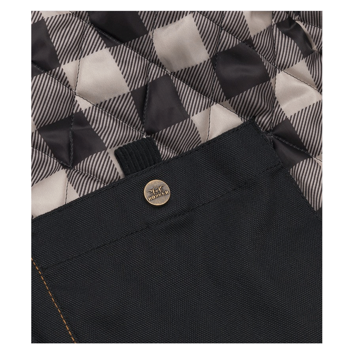 Rokker Canvas Textile Jacket Black FREE UK Delivery, FREE 365 Day Returns | Moto Central