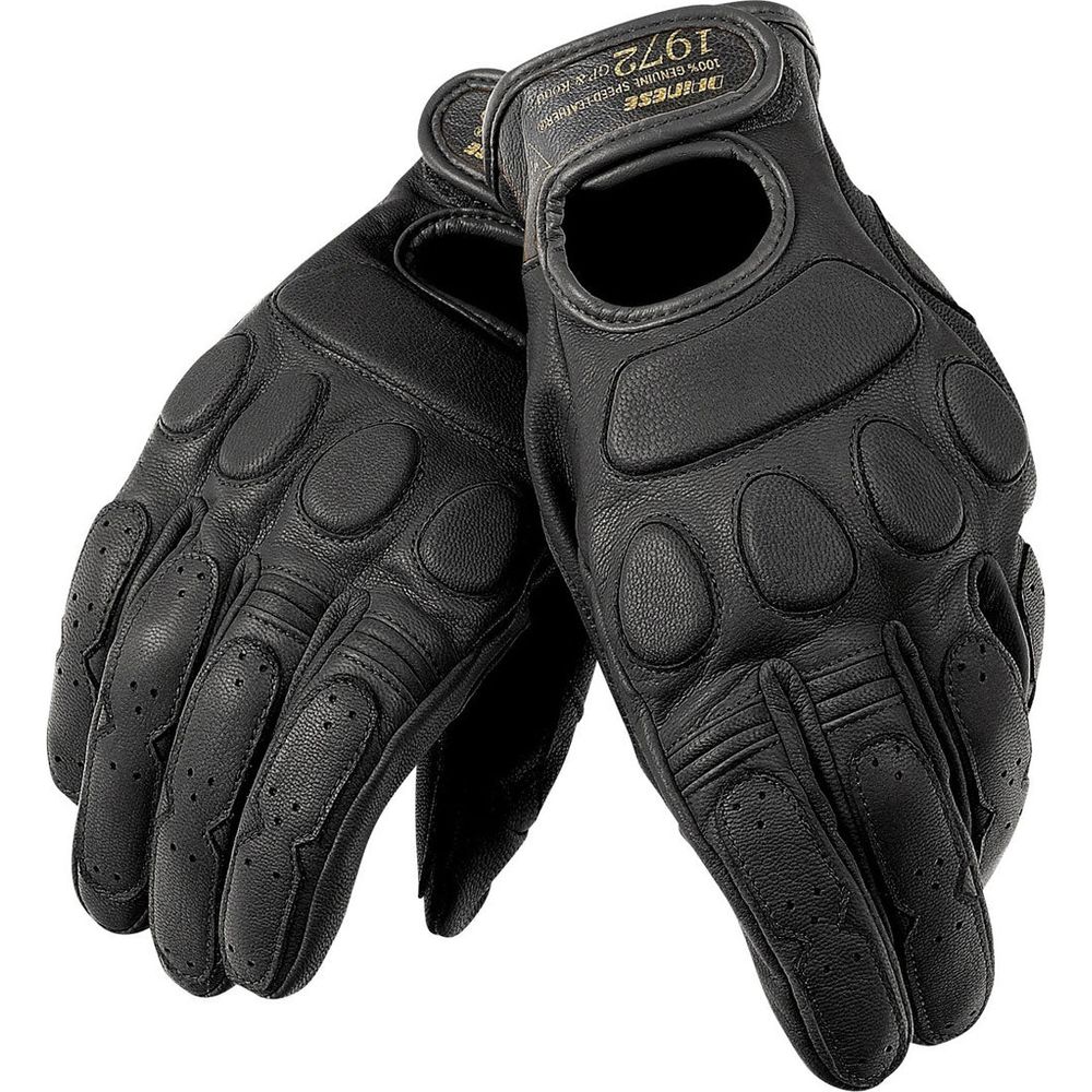 Dainese Blackjack Summer Leather Gloves Black / Black