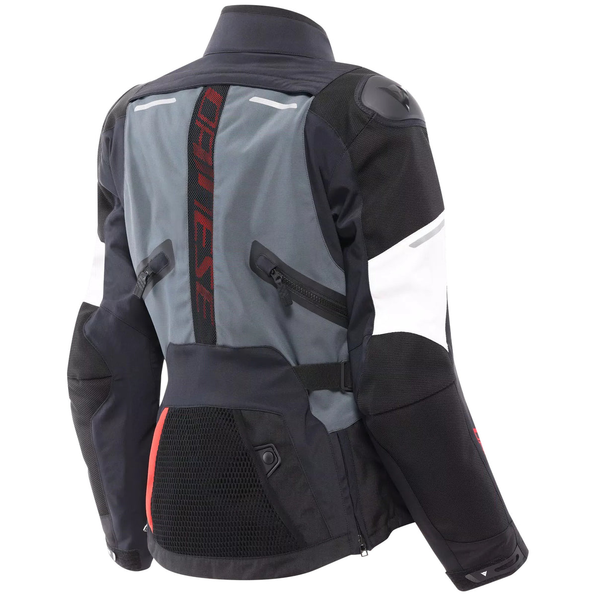 Dainese Carve Master 4 Ladies Gore-Tex Jacket Black / Red / Grey, rear view