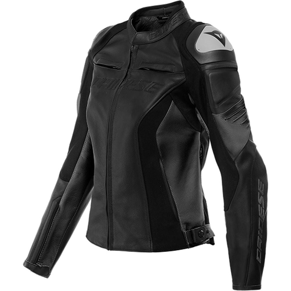 Dainese Racing 4 Ladies Leather Jacket Black FREE Delivery & Returns