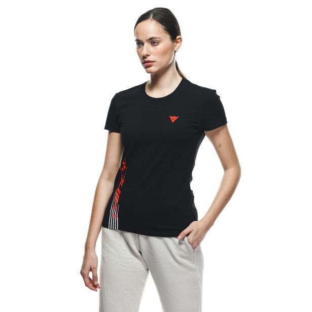 Dainese Logo Ladies T-Shirt Black