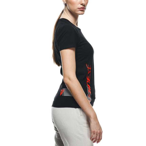 Dainese Logo Ladies T-Shirt Black