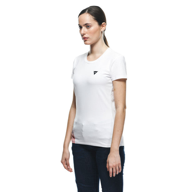 Dainese Logo Ladies T-Shirt White