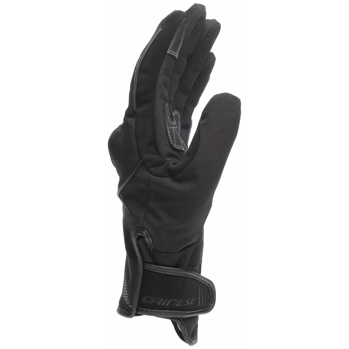 Dainese Udine D-Dry Textile Gloves Black / Reflex, side profile