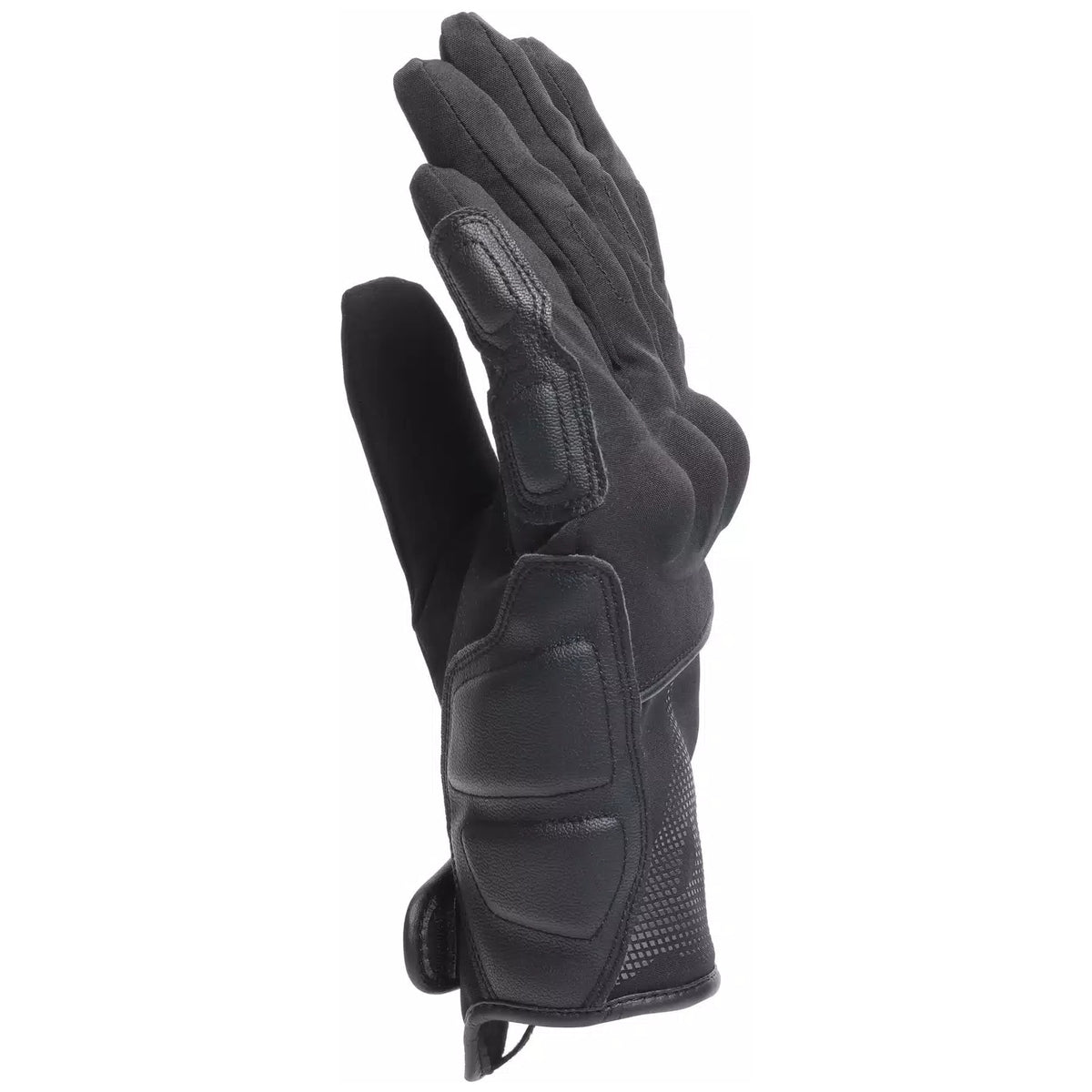 Dainese Udine D-Dry Textile Gloves Black / Reflex, thumb-side profile