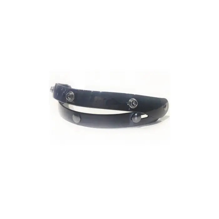 DMD 3-Snap Flip-Up Visor Mount Black, front three-quarter view