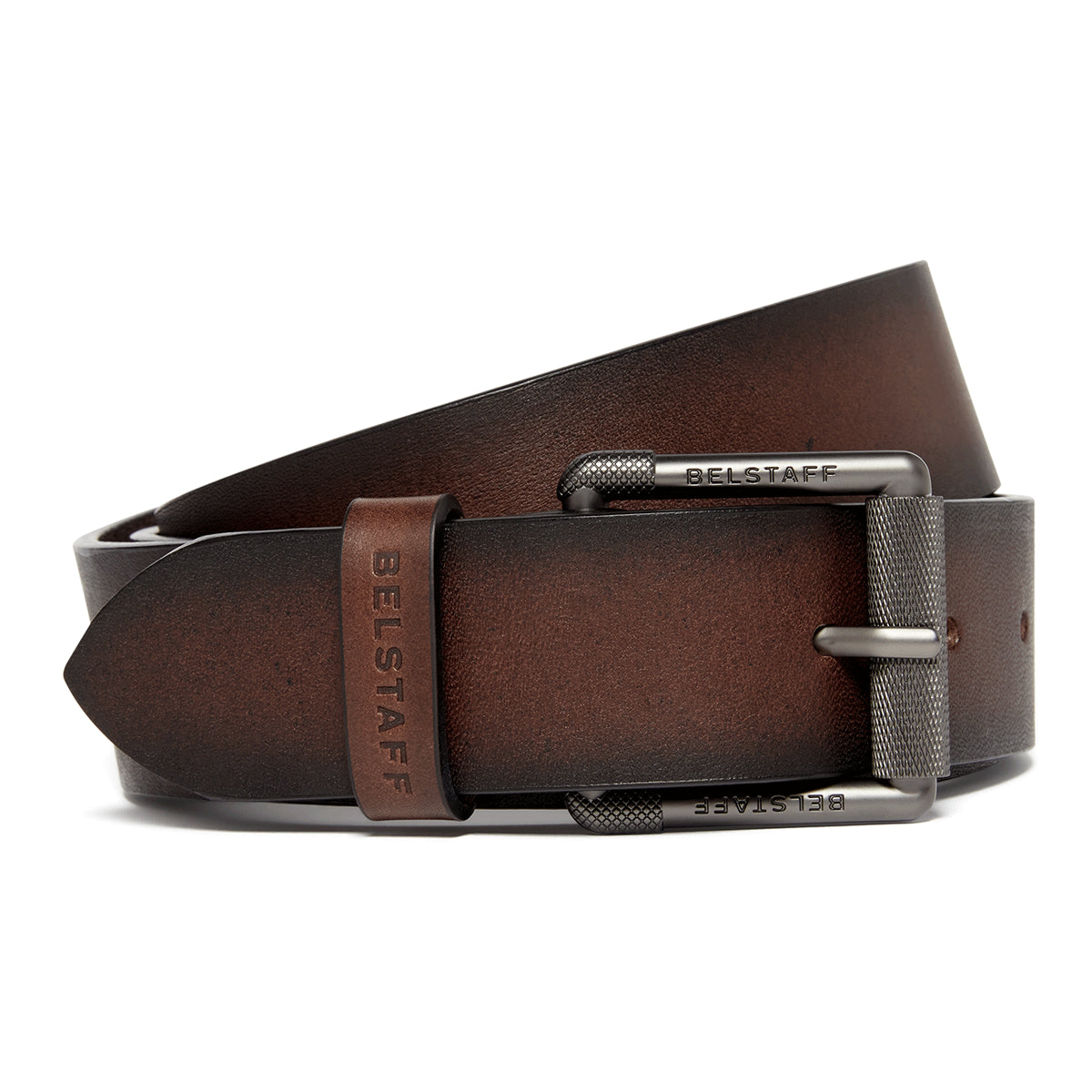Belstaff Roller Buckle Belt Aged Brown FREE UK Delivery, FREE 365 Day Returns | Moto Central