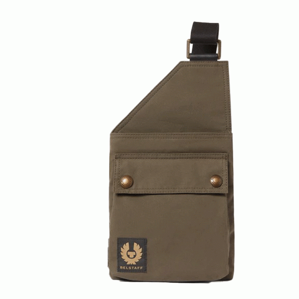 Belstaff Trialmaster Crossbody Bag Faded Olive FREE UK Delivery, FREE 365 Day Returns | Moto Central