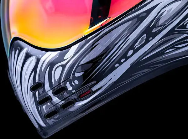 Icon Domain Nouveau Silver - FREE UK Shipping, FREE 365 Day Returns | Moto Central