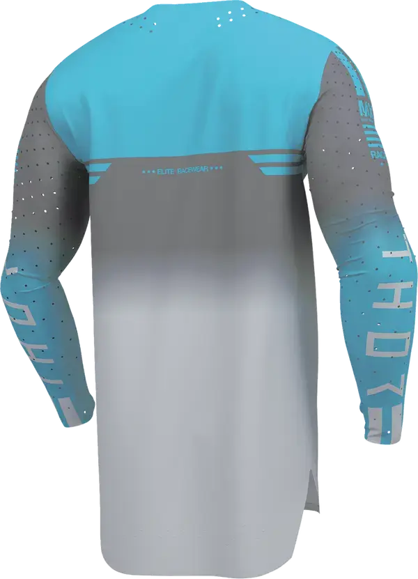 Thor Sportmode Geo Jersey Charcoal / Grey - FREE UK Shipping, FREE 365 Day Returns | Moto Central