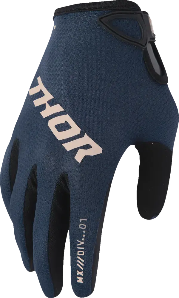Thor Ridemode Static Ladies Textile Gloves Black / Midnight - FREE UK Shipping, FREE 365 Day Returns | Moto Central